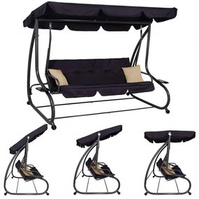 Záhradná hojdačka pre 4 osoby SPRINGOS GS0016