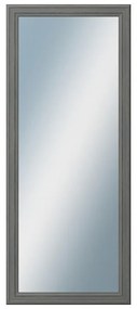 DANTIK - Zrkadlo v rámu, rozmer s rámom 50x120 cm z lišty STEP tmavošedá (3021)