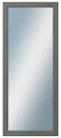 DANTIK - Zrkadlo v rámu, rozmer s rámom 50x120 cm z lišty STEP tmavošedá (3021)