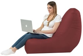 Kreslo Bali ekokoža bordové