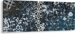 Obraz s kvetinovým dekorom (120x50 cm)