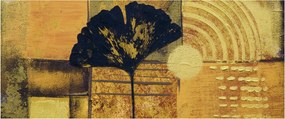 Obraz - List ginkgo (120x50 cm)