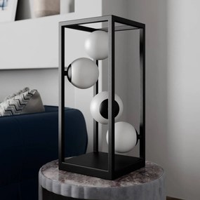 Lindby Utopia stolová lampa s guľami zo skla