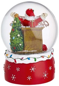 X-MAS Hracia skrinka Santa s girlandou