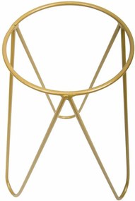 STOJAN NA KVETINÁČ TRIPOD 45X30X24 CM ZLATÁ