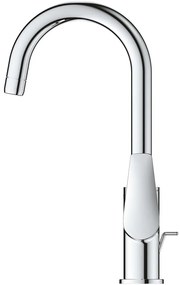 GROHE Start Edge páková umývadlová batéria s otočným výtokom, s odtokovou súpravou s tiahlom, výška výtoku 208 mm, chróm, 24201001