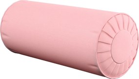 Valcový vankúš so záhybmi farba produktu ružová