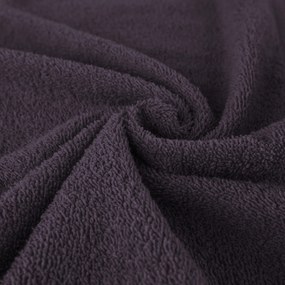 BAVLNENÉ UTERÁKY SOLANO SADA 1 KS 30X50 CM, 1 KS 50X90 CM, 1 KS 70X140 CM TMAVOFIALOVÁ