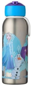 Nerezová detská fľaša v striebornej farbe 350 ml Frozen 2 – Mepal