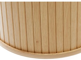 Komoda v dekore duba s posuvnými dverami v prírodnej farbe 120x76x45 cm Nola – Unique Furniture