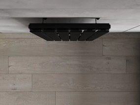 Mexen Boston, vykurovacie teleso 1800 x 452 mm, 888 W, čierna, W213-1800-452-00-70