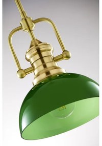Jupiter 2073 - Luster na tyči PLATINO 1xE27/15W/230V zelená/zlatá