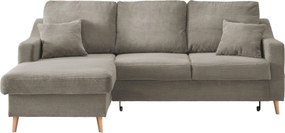 XXXLutz ROHOVÁ SEDAČKA, textil, sivohnedá P & B - Sedačky - 002310004972