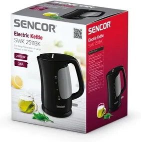 Kanvica SENCOR SWK 2511BK, rýchlovarná