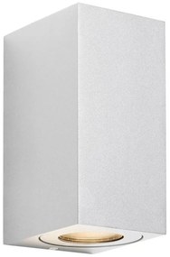 Nordlux - Vonkajšie nástenné svietidlo CANTO 2×GU10/28W/230V IP44 biele