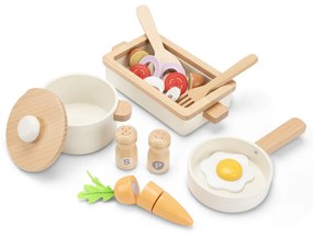 Drevená súprava riadu