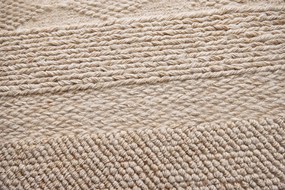 Diamond Carpets koberce Ručne viazaný kusový koberec Grandeur DESP P54/2 Dune White - 200x290 cm