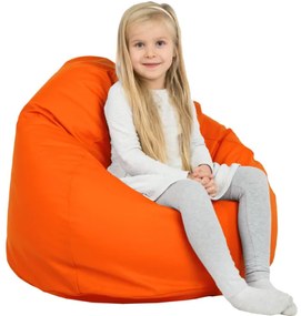 Sedací vak SAKO oranžový ekokoža