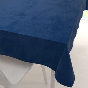 Biante Zamatový obdĺžnikový obrus Velvet Premium SVP-036 Námornícka modrá 140x180 cm