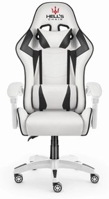 1007 Herná stolička bielo-čierna