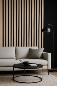 3D Drevené lamely na stenu na filci 255x46cm - Jaseň ARKTICKÝ