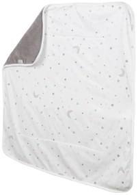 Bielo-sivá bavlnená detská deka 80x80 cm Strenenzauber – Roba