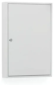Skrinka na kľúče ROWLEY, 550x380x80 mm, 50 háčikov, uzamykateľná