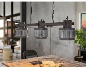 Eglo 43447 - Luster na reťazi TURROCK 3xE27/28W/230V