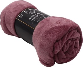 Home Elements Mikroflanelová deka, staroružová