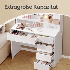 Toaletný stolík s LED zrkadlom RDT241WB01
