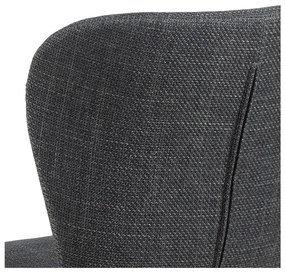 Otočná jídelní židle Batilda A1 šedá/černá