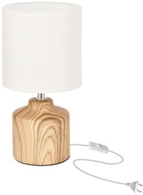 Stolná lampa MINOS 1xE14/40W/230V hnedá/biela