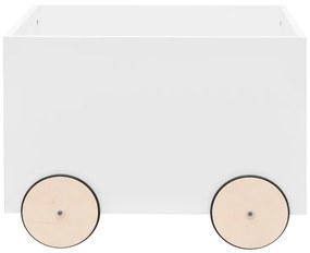 PROXIMA.store - Úložný box na koliečkach LOTTA - biely
