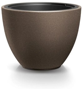 Kvetináč HEOSE ECO DREVO kávový