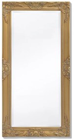 Nástenné zrkadlo v barokovom štýle, 100x50 cm, zlaté