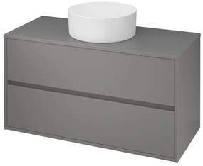 Cersanit Crea, závesná skrinka pod umývadlo 100cm, šedá, S924-020