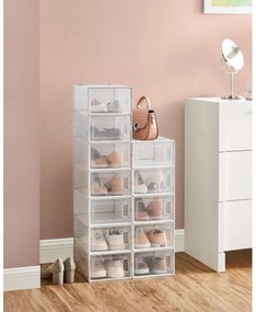 Modulárny regál s priehradkami BOXIFY biely