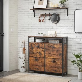 Botník FIRA hnedý/čierny