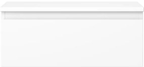 Mexen Orio, kúpeľňová skrinka 60 cm s hornou časťou, 1 zásuvka, biela matná, 91A10-06023-1-BFC01