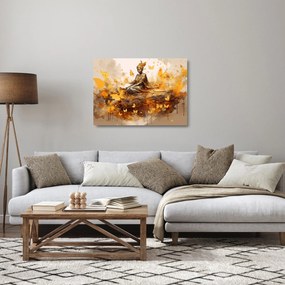 Sklenený obraz - Liečiteľka (70x50 cm)
