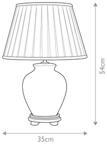 Elstead DL-LINYI-TL - Stolná lampa LINYI 1xE27/60W/230V