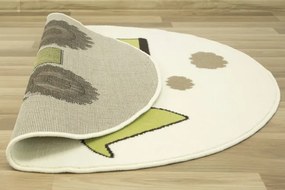 Detský koberec Luna Kids 534457/67935 Traktor,  krémový