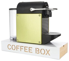 Biely stojan na kapsule – Balvi