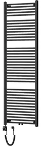 Mexen Mars, elektrické vykurovacie teleso 1800x600 mm, 900W, čierna matná, W110-1800-600-6900-70