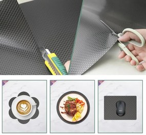 Protišmyková podložka HALVE sivá 48x500 cm