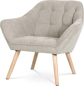 Relaxačné kreslo ASPO — masív, látka, sivohnedá