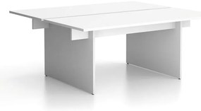 Stôl double SOLID, 180x165 cm, biela