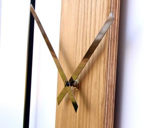 Nástěnné hodiny Arabic Ramka 50 cm hnědé/černé