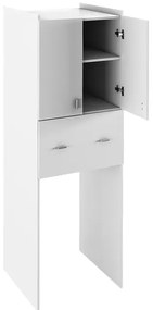 Kondela Hlboká skrinka nad práčku, biela, NATALI TYP 9