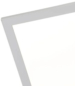 Moderné stropné svietidlo biele vrátane LED s diaľkovým ovládaním - Mila